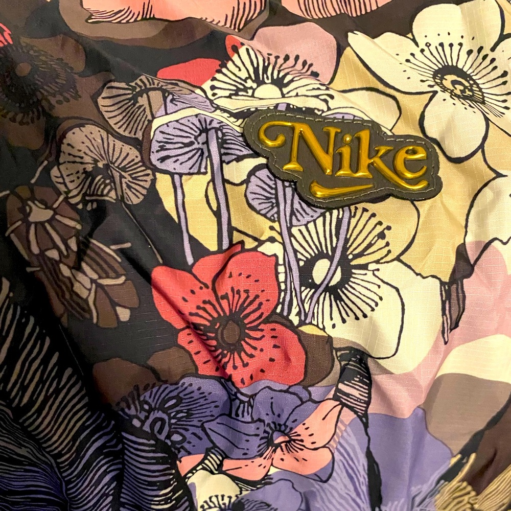 Nike floral windbreaker